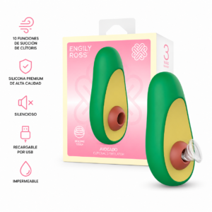Estimulador de clítoris con succión (Aguacate)