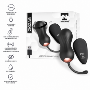 Huevo Zigzageante y Vibrador con Control Remoto